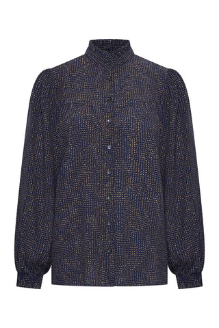 Dotted Pattern Navy