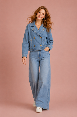 Light blue denim